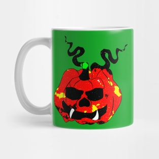 Ugly Halloween Pumpking Mug